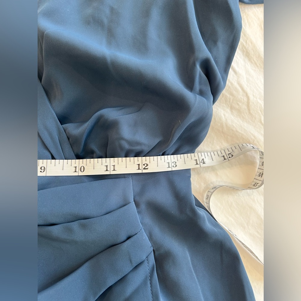 ABERCROMBIE & FITCH - Long Sleeve Draped Mini Dress Size S - Picture 13 of 13